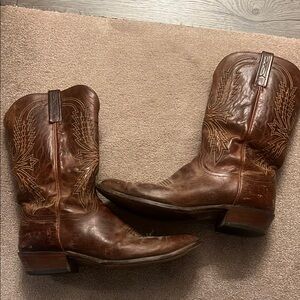 Lucchese 1883 Crayton Leather Cowboy Boots